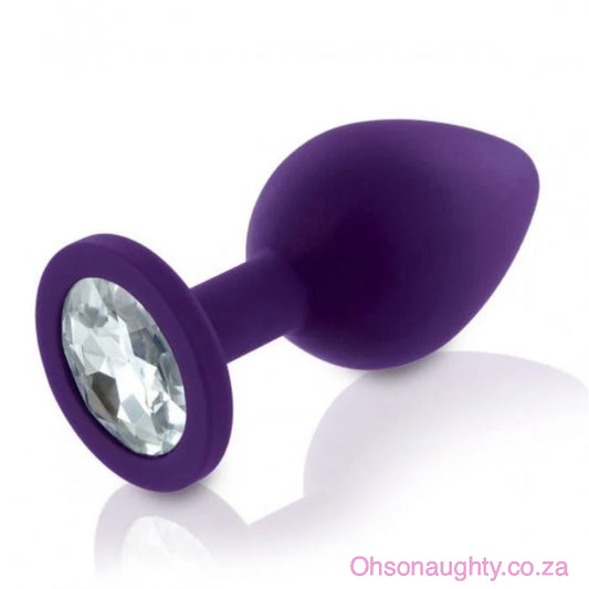 Silicone Butt Plug - Purple|Ohsonaughty