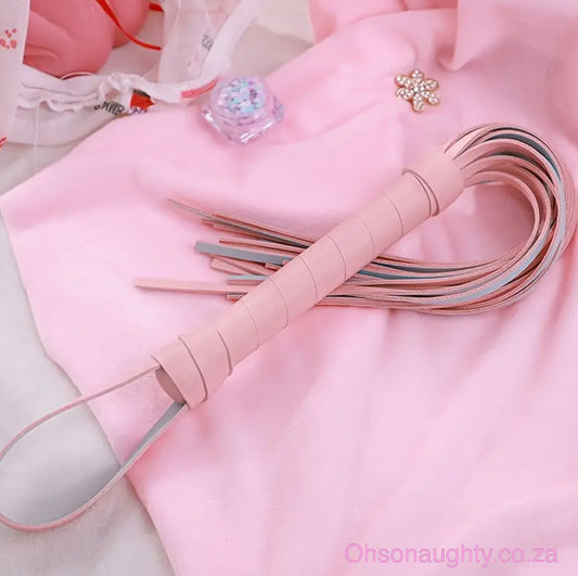 Pink Leather Flogger|Oh So Naughty