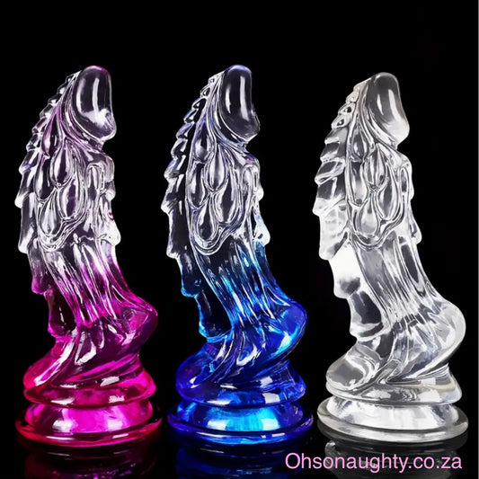 Exquisite Transparent Alpha Dildo|OHSONAUGHTY