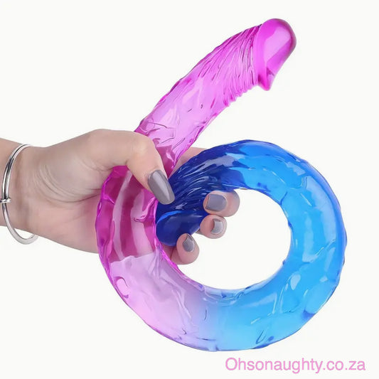 Double Ecstasy Silicone Dildo 44cm|Ohsonaughty